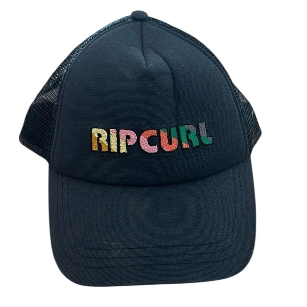 Rip curl new tags trucker hat with rainbow embroidered logo